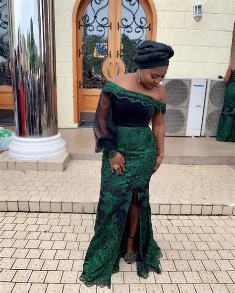 Here Are The Best Green Lace Asoebi Styles For 2019 A Million Styles