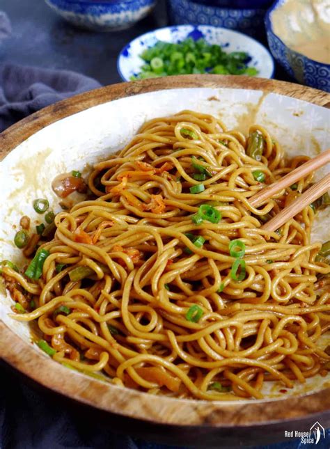 Hot Dry Noodles Re Gan Mian 热干面 Red House Spice