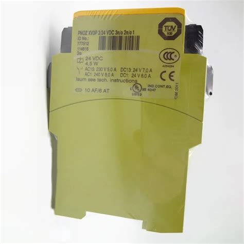 For Pilz Pnoz Xv P Vdc Safety Relay Module