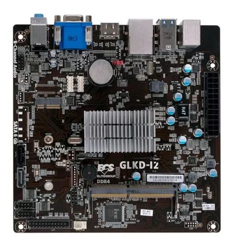 Motherboard Ecs Glkd I2 Con Proc Integrado Celeron N4020 Cuotas Sin Interés