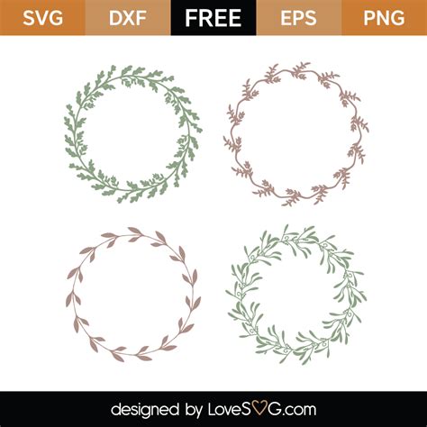 Monogram Frames Lovesvg