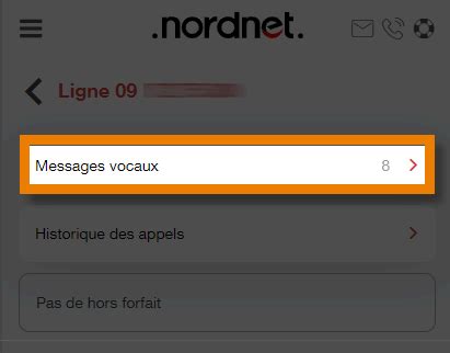 Assistance Nordnet Interroger Distance Votre Messagerie Vocale