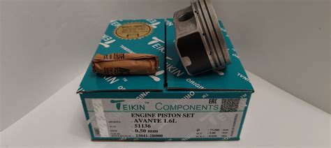 Ремонтные поршни Teikin G4FC 51136050 - Teikin арт. 51136050 - купить ...