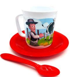 SET TAZA CON PLATO LA GRANJA DE ZENON