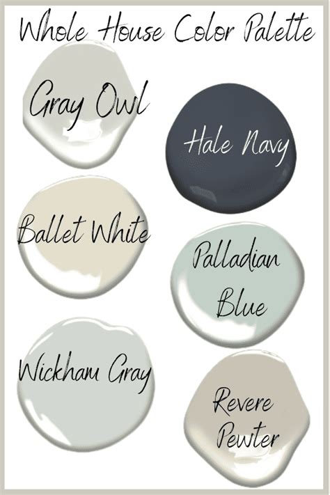 Benjamin Moore Gray Owl Paint Color Lantern Lane Designs