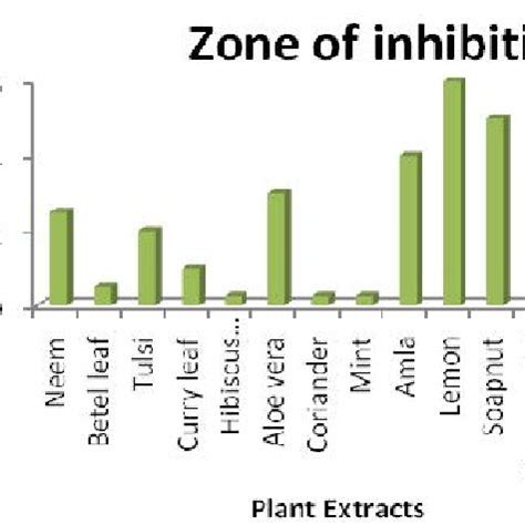 Plates Showing Zone Of Inhibition For Different Plant Extracts