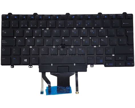 Teclado Español Negro DELL Latitude E7450 E5450 Con Luz