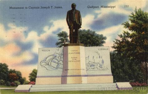 Monument To Captain Joseph T Jones Gulfport Ms