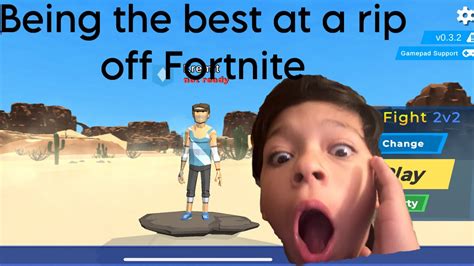 Playing A Rip Off Fortnite Because I Got Banned At Fortnite YouTube