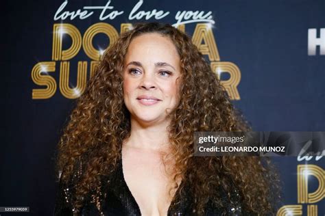 donna summers daughter mimi dohler arrives   premiere  hbo