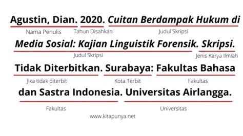 Contoh Penulisan Skripsi Yang Benar Contoh Surat Resmi