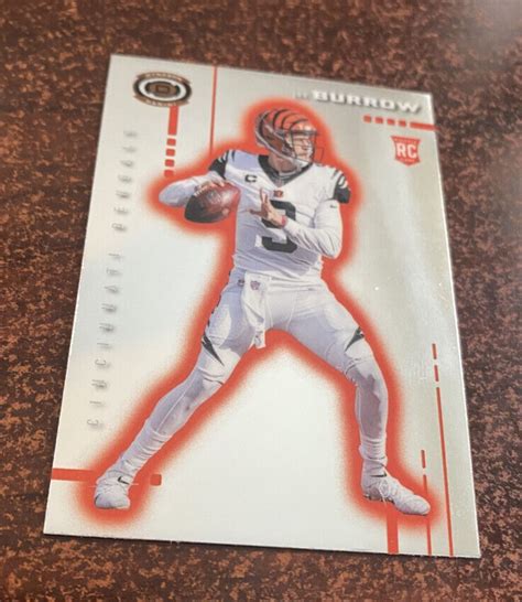 Panini Chronicles Joe Burrow Dynagon Rookie Card Rc D