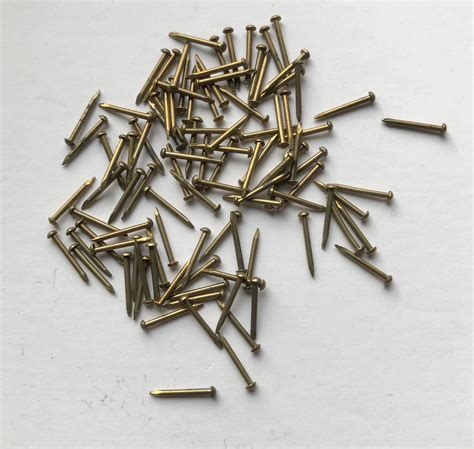 Escutcheon Pins 20 Gauge X 38 Brass 100bag Pnc2011 All Nation Line