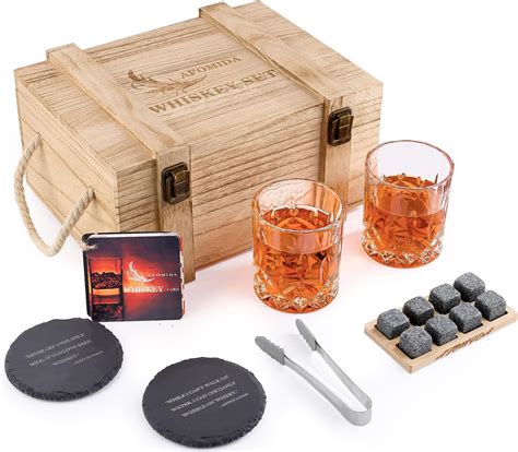 Whisky Glas Und Stein Set Geschenk F R M Nner Ehemann Papa Besonderes