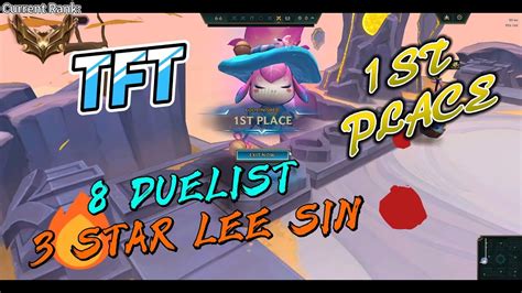 Tft Duelist Star Lee Sin Carry Hinoki Youtube