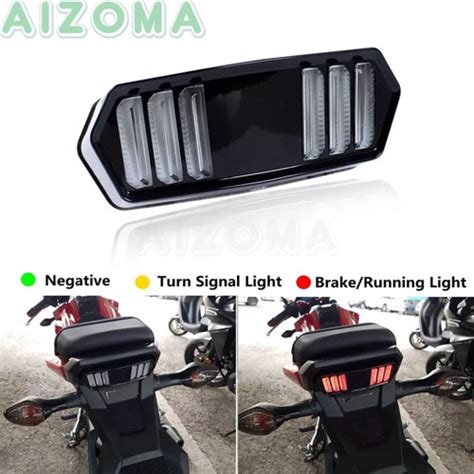 Stop Universal Led Integrado Con Direccionales Para Moto Cuotas Sin