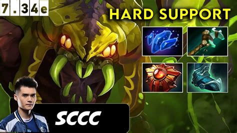 Sccc Venomancer Hard Support Gameplay Patch 7 34e Dota 2 Full Match