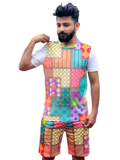 Buy Mens Stylish Cotton Printed Co Ords Set Online At Best Prices In India Jiomart