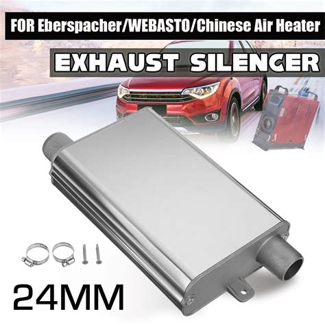 Pipe Silencer Exhaust Muffler 24mm Clamps Bracket Exhaust Pipe Forwebasto Eberspacher Car Heater