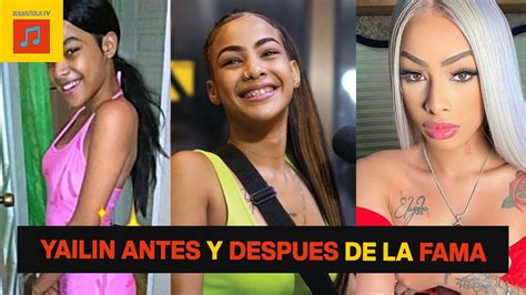 YAILIN LA MÁS VIRAL ANTES Y DESPUÉS DE LA FAMA NO CREERÁS COMO SE VEÍA