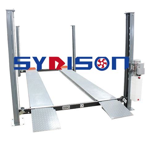 Four Post Parking Lift Hydraulic Vertical Car Stacker 3600kg Capacity