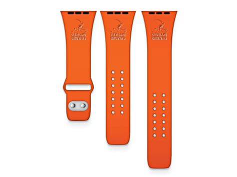 Gametime Cleveland Browns Debossed Silicone Apple Watch Band Mm M