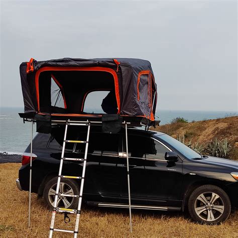 Aluminum Clamshell Hard Shell Roof Top Tent 4 Person For Camping Car ...