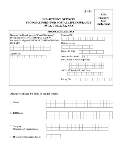 Free Sample Insurance Proposal Forms In Pdf Excel Word