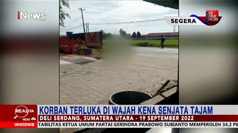 Seorang Pria Di Deli Serdang Aniaya Mantan Istri Di Tepi Jalan Part 01