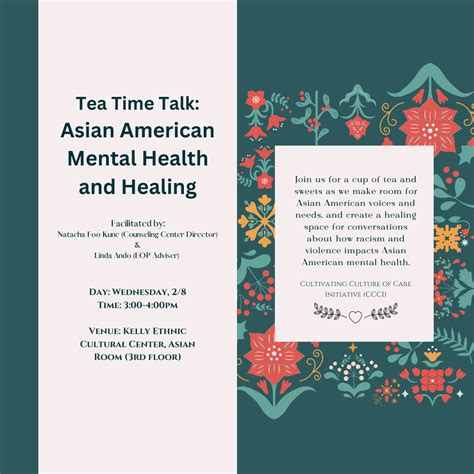 Asian American Mental Health And Healing Feb 8th 3pm 4pm Ecc Asian Room