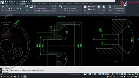 Annotative Dimension Di Autocad Progecad Youtube