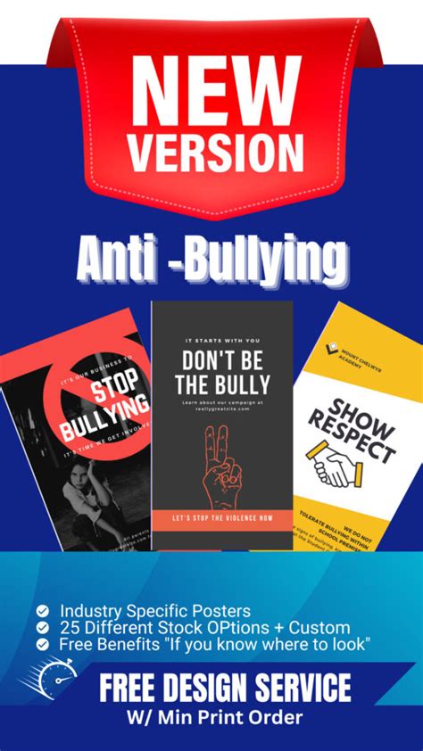 No Bullying Posters - TIEMPO REVIEWS