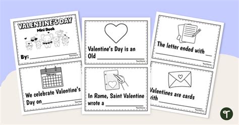 Valentine S Day Mini Book Teach Starter