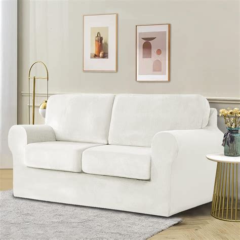 Okyuk Stretch Velvet Sofa Coverslipcovers For Sofas With Separate