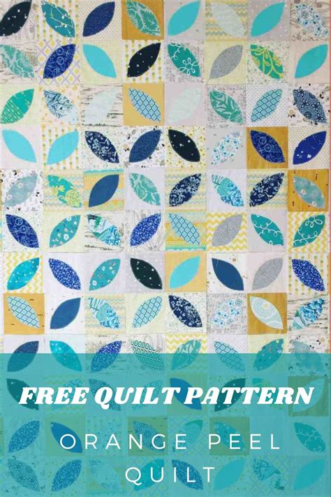 Free Quilt Pattern Orange Peel Quilt I Love Quilting Forever