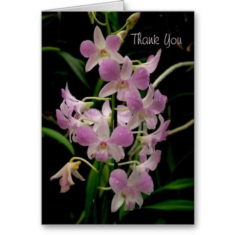 Thank You card with pink orchids | Zazzle | Happy anniversary cards, Happy anniversary, Wedding ...