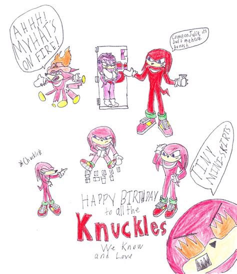 Knuckles Birthday By Falconpawnch7 On Deviantart