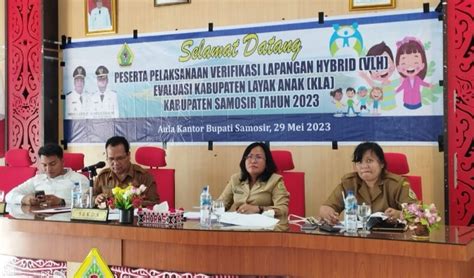 PEMKAB SAMOSIR IKUTI VERIFIKASI LAPANGAN HYBRID EVALUASI KABUPATEN