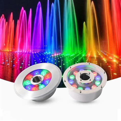 Dmx512 Fountain Pool Garden Water Light Outdoor Ip68 Underwater Light