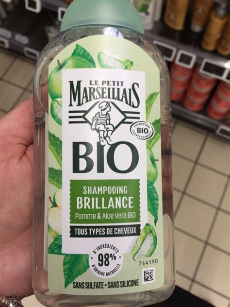 Le Petit Marseillais Bio Shampooing Brillance Pomme Aloe Vera 240