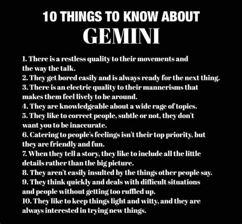 Gemini Zodiac Quotes 10 Things To Know About Genni