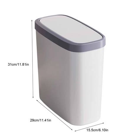 Cevemin Trash Can Corner Trash Can Push Type Household Kitchen And