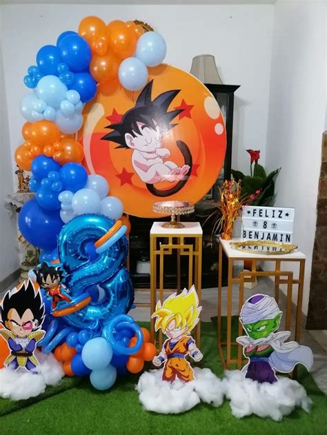 Mifer eventos en 2023 Fiestas de cumpleaños de dragón Piñata de goku