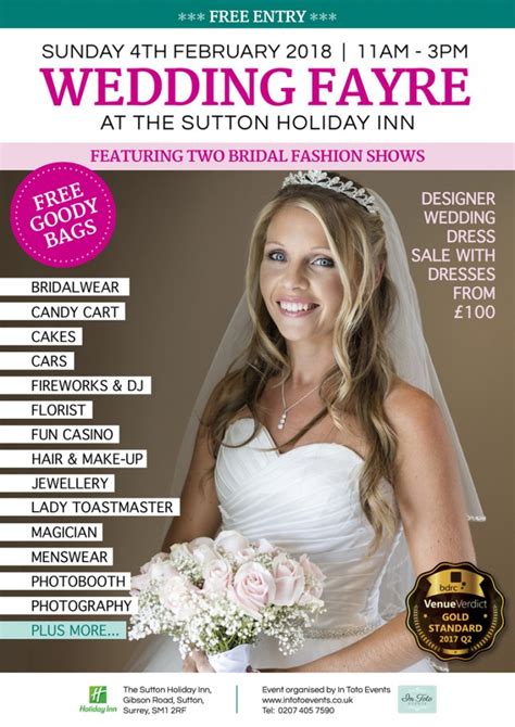 Holiday Inn London Sutton Hotel Wedding Fayre Th February