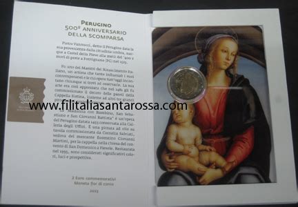 Euro Commemorativi San Marino Perugino Moneta Euro