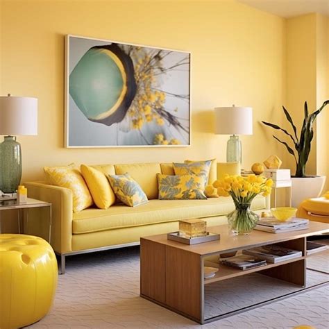 4 Modern Yellow Living Room Designs For A Sunny Interior • 333k