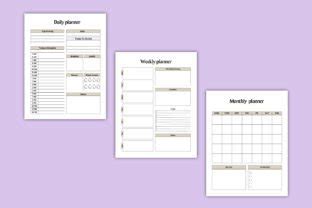 Editable Productivity Planner Canva KDP Graphic By Rahimaartwork077