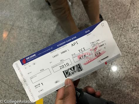 Review of Air China flight from Beijing to New Delhi in Economy