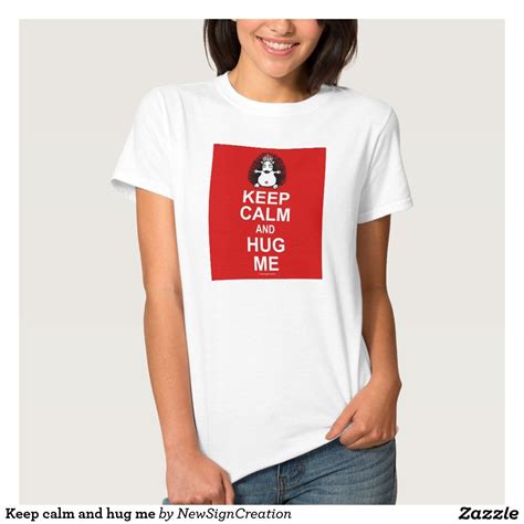 Keep Calm And Hug Me Funny T Shirt Porcupine Meme Friend Cute