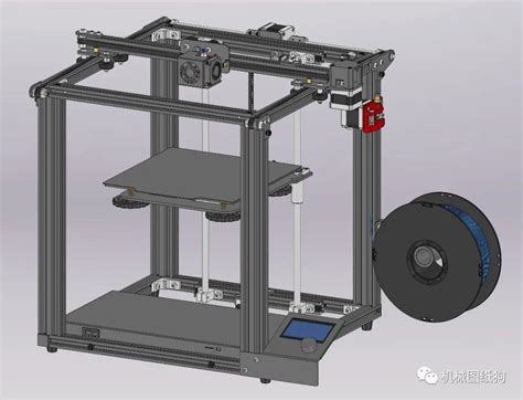 【工程机械】creality Ender 5 3d打印机结构三维模型图纸 Solidworks 仿真秀干货文章